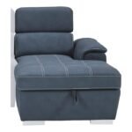 8228BU* 2-Piece Sectional with Adjustable Headrests, Pull-out Bed and Right Chaise with Hidden Storage - Image 8