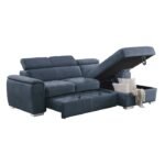 8228BU* 2-Piece Sectional with Adjustable Headrests, Pull-out Bed and Right Chaise with Hidden Storage - Image 5