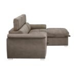 8228TP* 2-Piece Sectional with Adjustable Headrests, Pull-out Bed and Right Chaise with Hidden Storage - Image 4