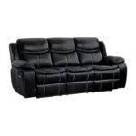 8230BLK-3 Double Reclining Sofa - Image 2