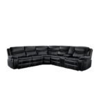 8230BLK*SC 3-Piece Sectional with Right Console
