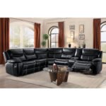 8230BLK*SC 3-Piece Sectional with Right Console - Image 6