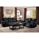 8230BLK-3 Double Reclining Sofa - Image 5