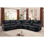 8230BLK*SC 3-Piece Sectional with Right Console - Image 5