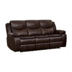 8230BRW-3 Double Reclining Sofa - Image 2