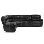 8230BLK*SC 3-Piece Sectional with Right Console - Image 3