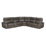 8259RFDB*6SCPWH 6-Piece Modular Power Reclining Sectional with Power Headrests