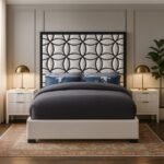Taj Velvet Upholstered Bed - Image 2