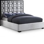 Taj Velvet Upholstered Bed