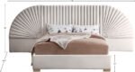 Cleo Velvet Upholstered Bed - Image 5