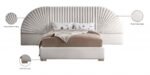 Cleo Velvet Upholstered Bed - Image 6