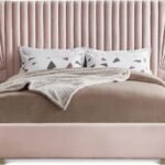 Cleo Velvet Upholstered Bed