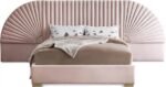 Cleo Velvet Upholstered Bed