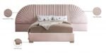 Cleo Velvet Upholstered Bed - Image 5