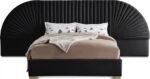 Cleo Velvet Upholstered Bed