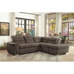 8277CH* 3-Piece Sectional with Adjustable Headrests, Pull-out Bed and Right Chaise with Storage Ottoman - Image 7