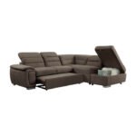 8277CH* 3-Piece Sectional with Adjustable Headrests, Pull-out Bed and Right Chaise with Storage Ottoman - Image 4