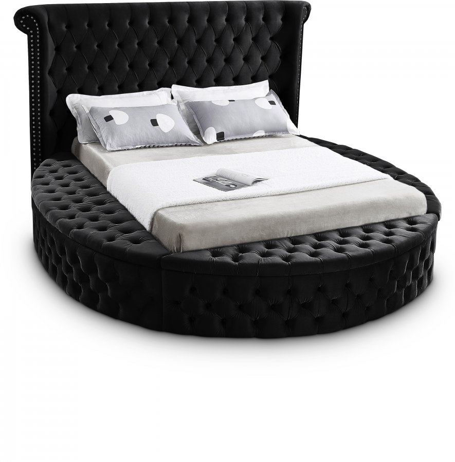 8292.jpg Luxus Velvet Upholstered Bed - Image 1