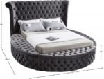 Luxus Velvet Upholstered Bed - Image 11