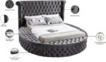 Luxus Velvet Upholstered Bed - Image 12