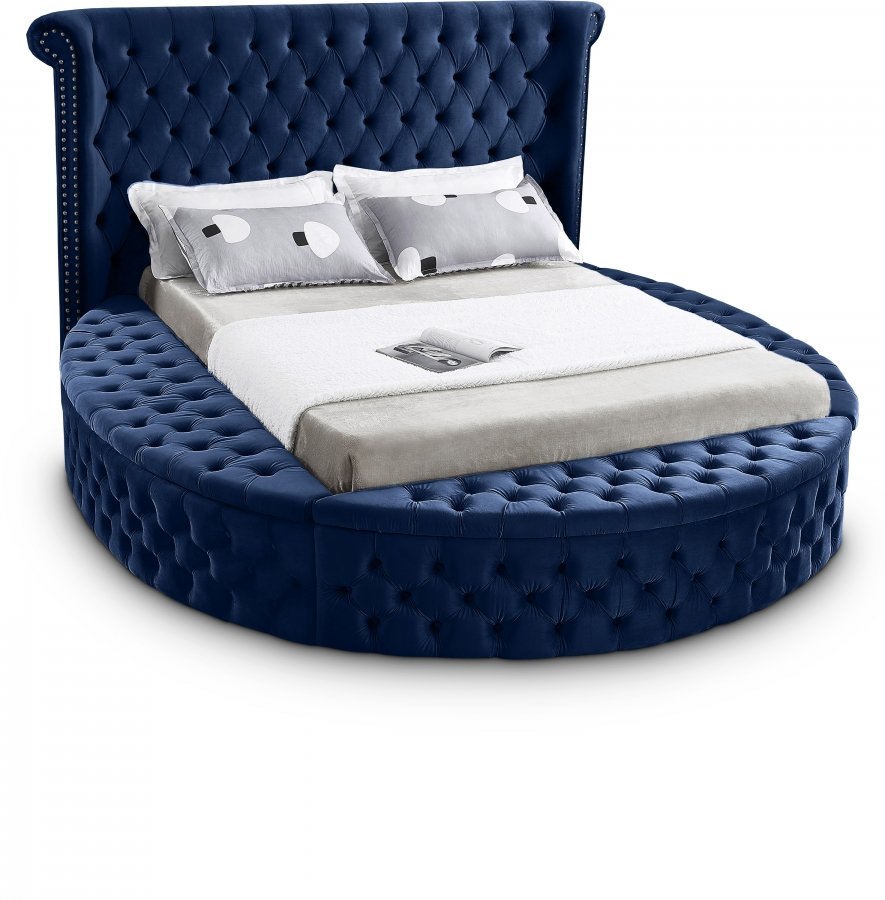 8302.jpg Luxus Velvet Upholstered Bed - Image 1