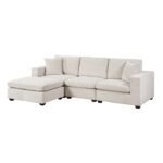 8310NBE*4AC2C1AOT 4-Piece Modular Sectional with Ottoman