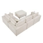 8310NBE*5AC2C1ACROT 5-Piece Modular Sectional with Ottoman - Image 3