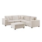 8310NBE*62AC2C1ACROT 6-Piece Modular Sectional with Ottoman