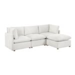 8338BE*42CRACOT 4-Piece Modular Sectional with Ottoman