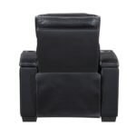 8344BLK-1PWHM Power Reclining Chair with Power Headrest, Cup holder, Storage Arms(Top and Side), Air Massage, Heat, LED Lighting and Charging Ports - Image 5