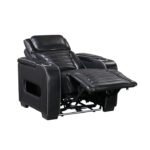 8344BLK-1PWHM Power Reclining Chair with Power Headrest, Cup holder, Storage Arms(Top and Side), Air Massage, Heat, LED Lighting and Charging Ports - Image 8