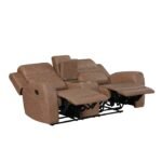 8347BRW-2 Double Reclining Love Seat with Center Console - Image 4