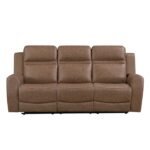 8347BRW-3 Double Reclining Sofa
