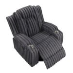 8348DGY-1 Reclining Chair with Cup Holders - Image 6