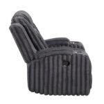 8348DGY-1 Reclining Chair with Cup Holders - Image 3