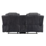 8348DGY-2 Double Reclining Love Seat with Center Console and Cup Holders - Image 3
