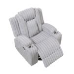 8348GRY-1 Reclining Chair with Cup Holders - Image 6