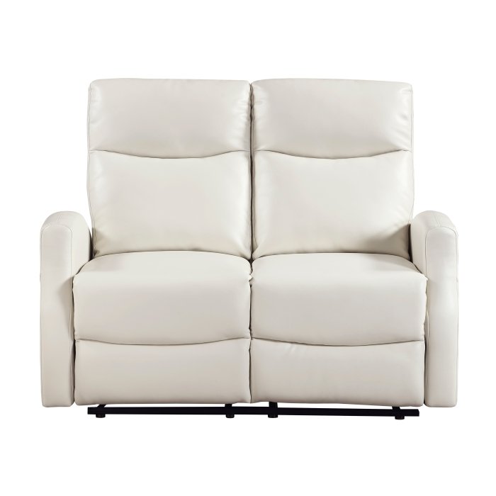 8349BEG-2_noBG_front__l.jpg 8349BEG-2 Double Reclining Love Seat - Image 1