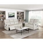 8349BEG-3 Double Reclining Sofa - Image 7