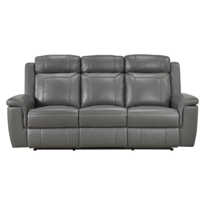 8379DGY-3_noBG_front__l.jpg 8379DGY-3 Double Reclining Sofa - Image 1