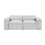 8414GRY-2PWH* Power Double Reclining Love Seat with Power Headrests