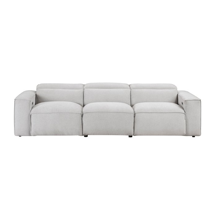 8414GRY-3_noBG_front_2__l.jpg 8414GRY-3PWH* Power Double Reclining Sofa with Power Headrests - Image 1