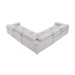 8414GRY*5LRRRPWH 5-Piece Modular Power Reclining Sectional with Power Headrests - Image 4