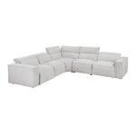 8414GRY*5LRRRPWH 5-Piece Modular Power Reclining Sectional with Power Headrests - Image 2