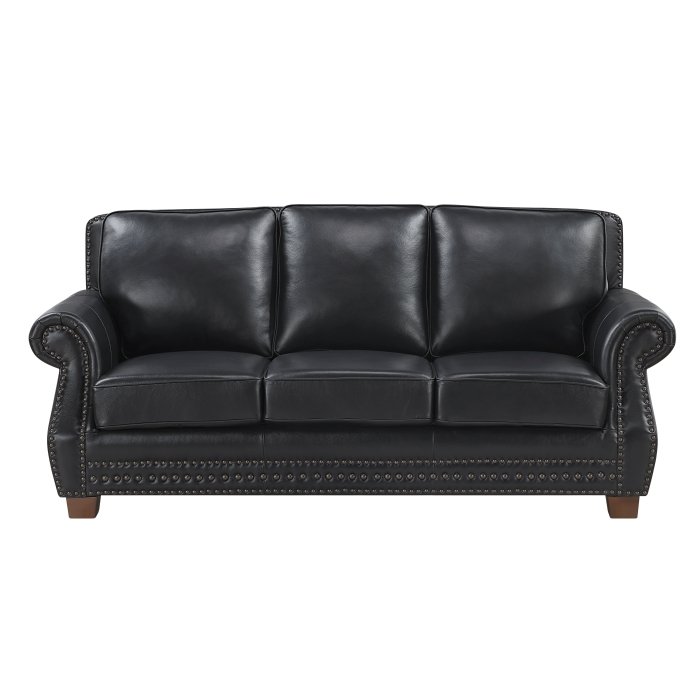 8448BLK-3_noBG_front__l.jpg 8448BLK-3 Sofa - Image 1