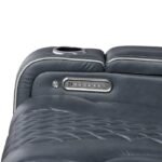 8449BU-3PWHM Power Double Reclining Sofa with Center Drop-Down Cup Holders, Power Headrests, Storage Arms with Cup holders, Reading Lights, Wireless Charger, Air Massage and Heat, LED Lighting and Charging Ports - Image 7