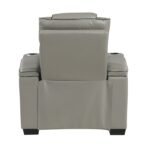 8449GY-1PWHM Power Reclining Chair with Power Headrest, Storage Arms with Cup Holders, Air Massage and Heat, LED Lighting and Charging Ports - Image 5