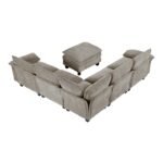 8450PWT*64ACCROT 6-Piece Modular Sectional with Ottoman - Image 3