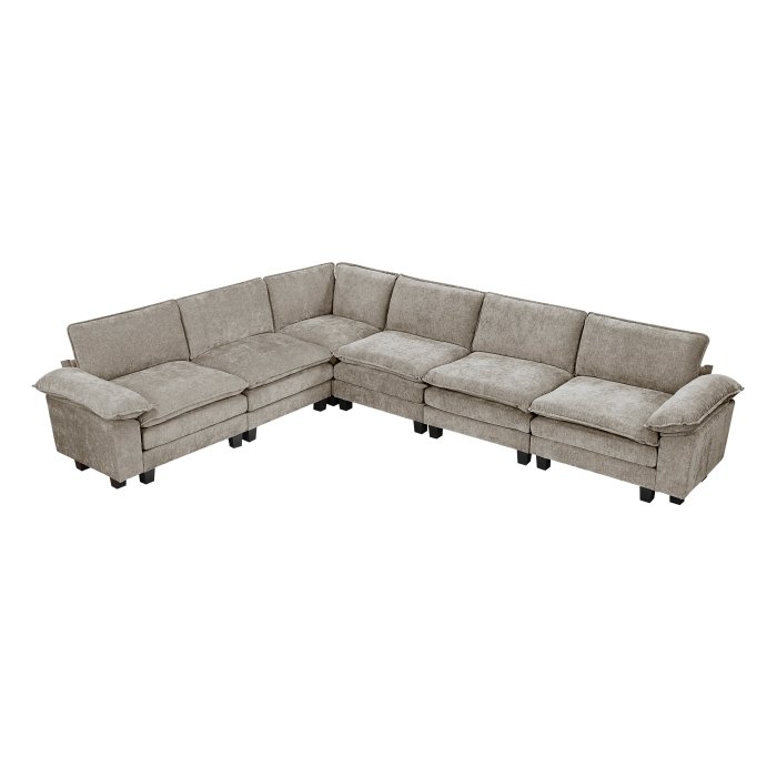 8450PWT_65ACCR_noBG_front__l.jpg 8450PWT*65ACCR 6-Piece Modular Sectional - Image 1