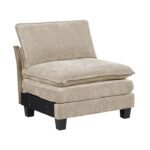 8450TPE*53AC2OT 5-Piece Modular Sectional with Ottoman - Image 6